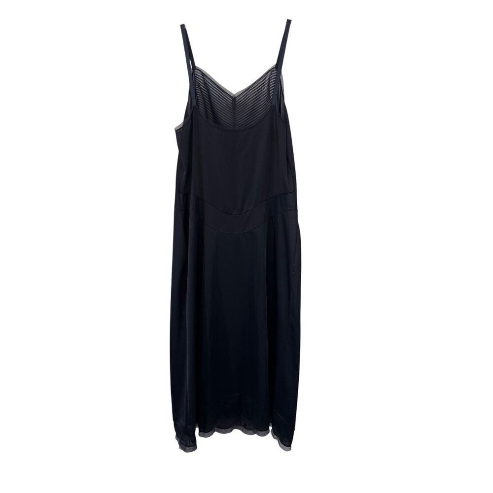 Vintage Style Dark Blue Full Slip – Button Detail – Women’s S? Used - Picture 2 of 13